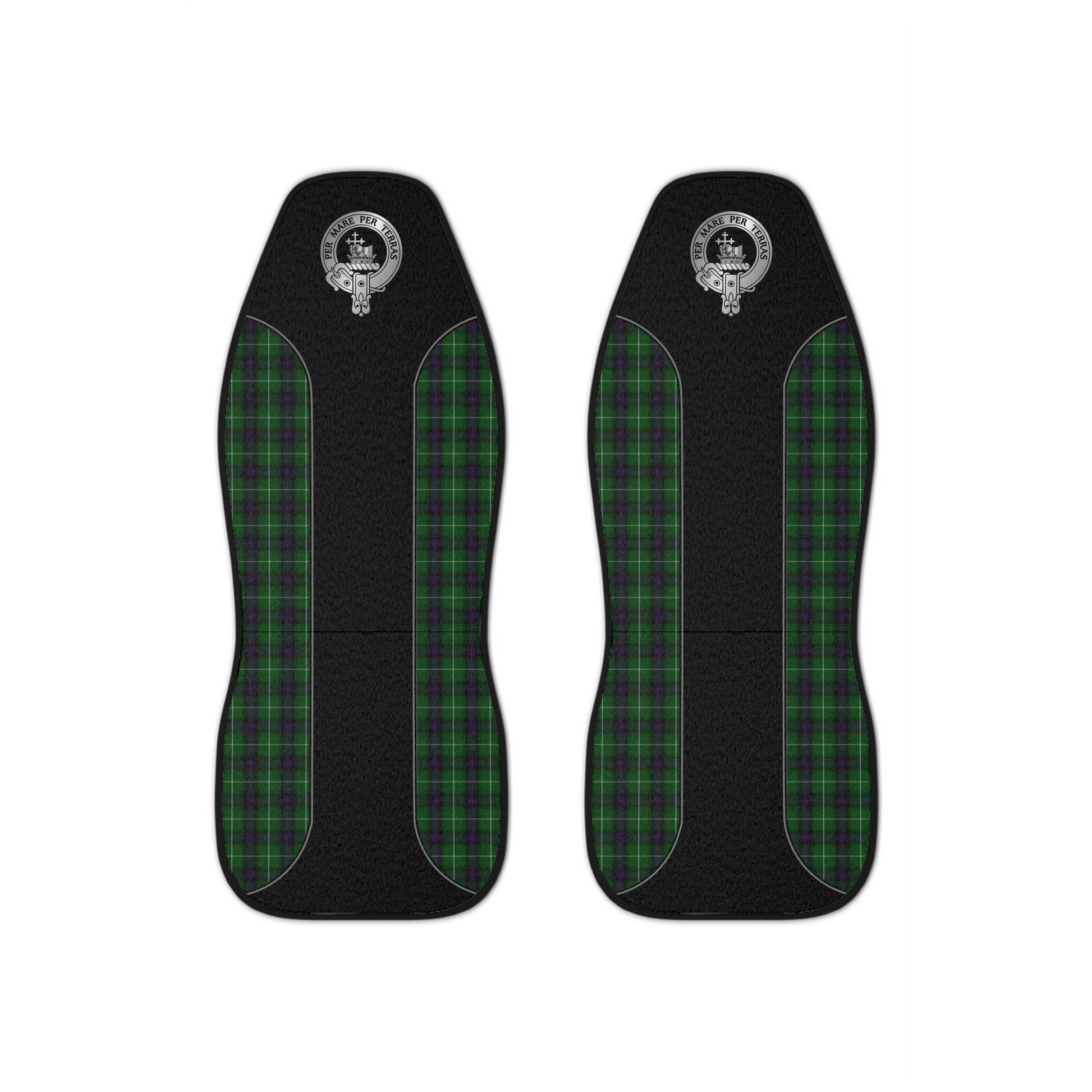 Clan MacDonald Crest & Tartan Car Seat Covers