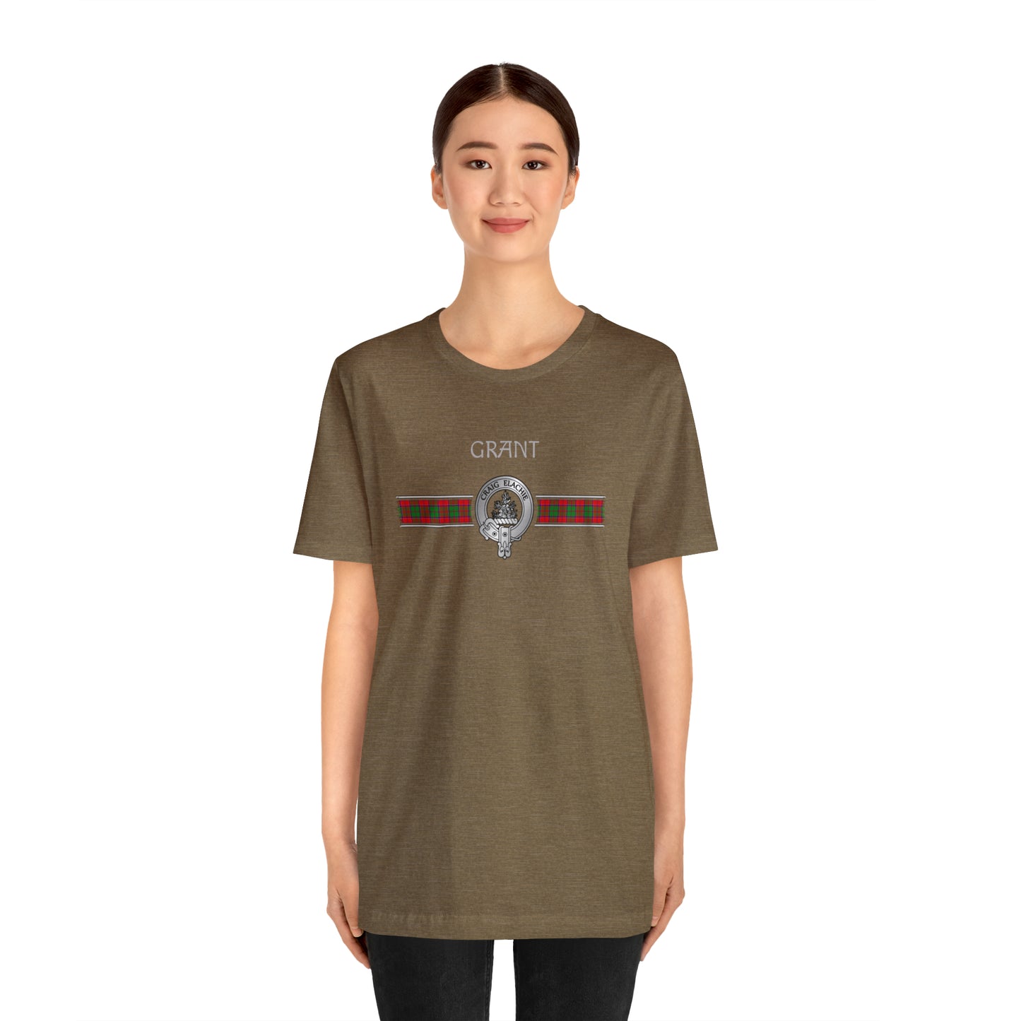 Clan Grant Crest & Tartan | Unisex T-Shirt