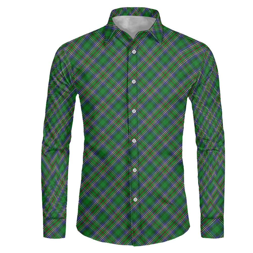 Clan Cockburn Tartan long-sleeved shirt