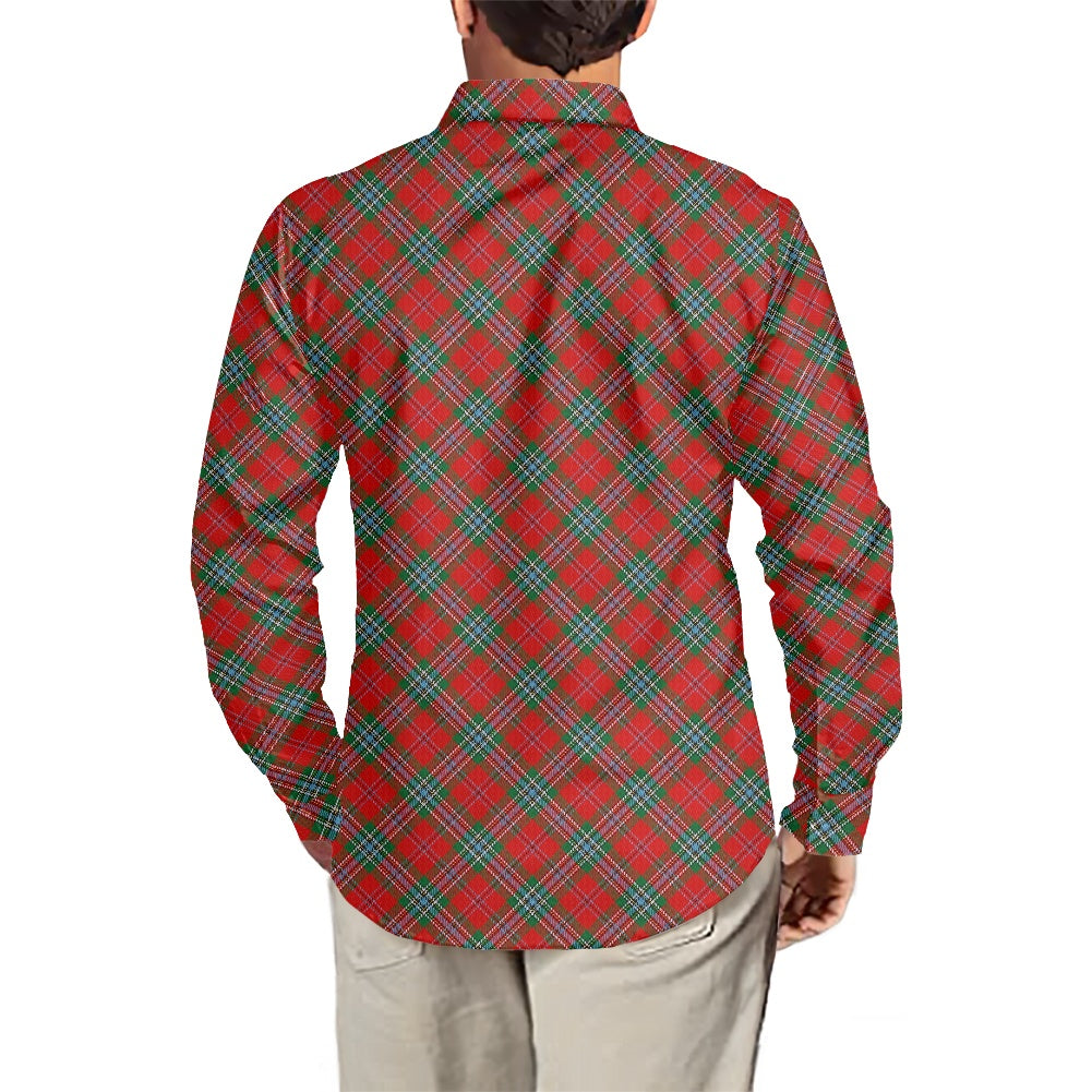 Clan MacLean Tartan Men's long-sleeved shirt