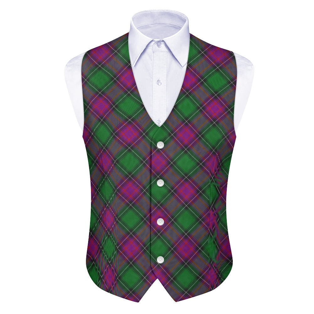 US State - New Hampshire Tartan Suit vest jacket