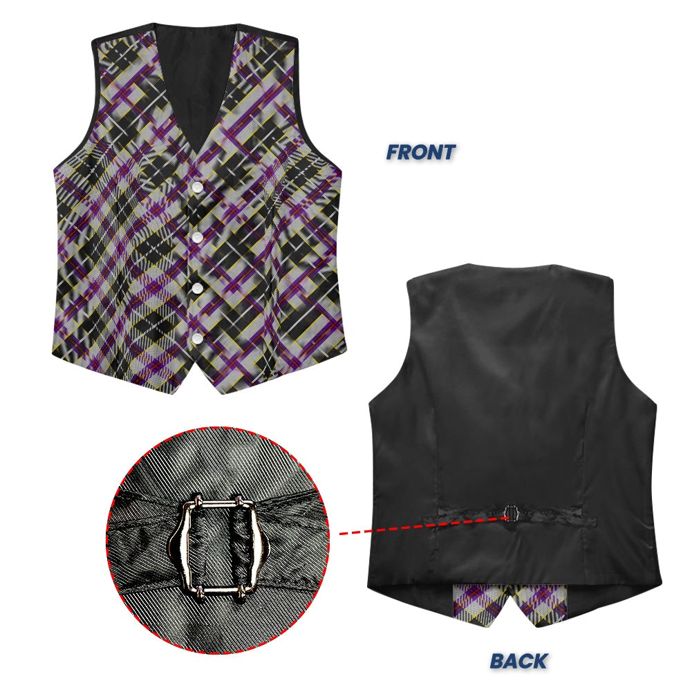 Cornish Pengelley Tartan Suit vest jacket