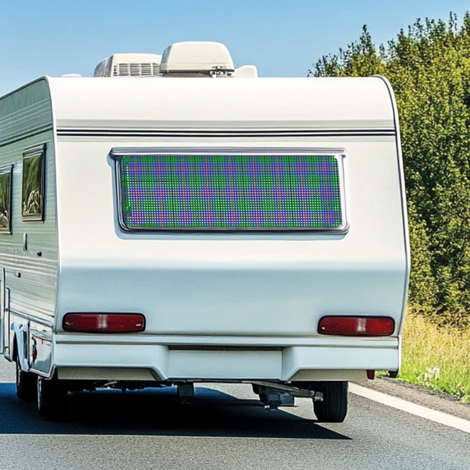 Clan Carmichael Tartan Rear Window Decal