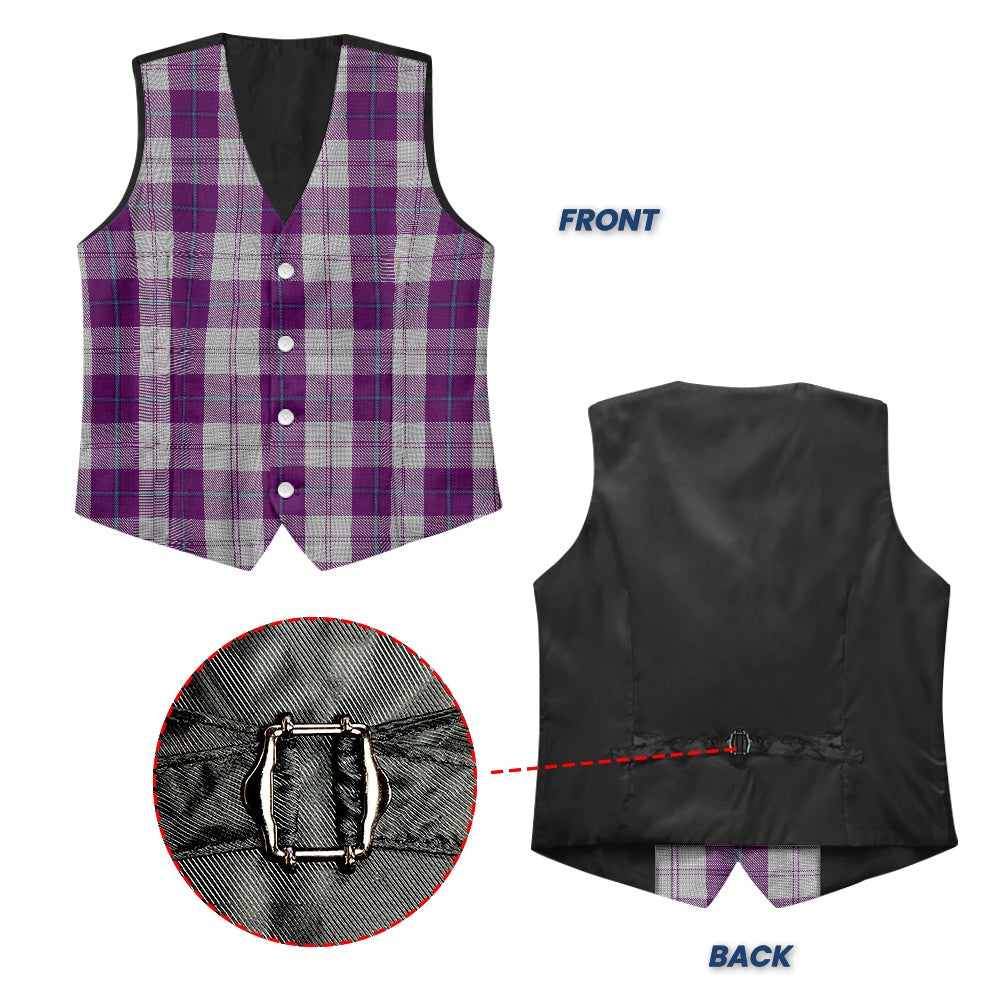 Clan Cunningham Dress Purple Tartan Suit vest jacket