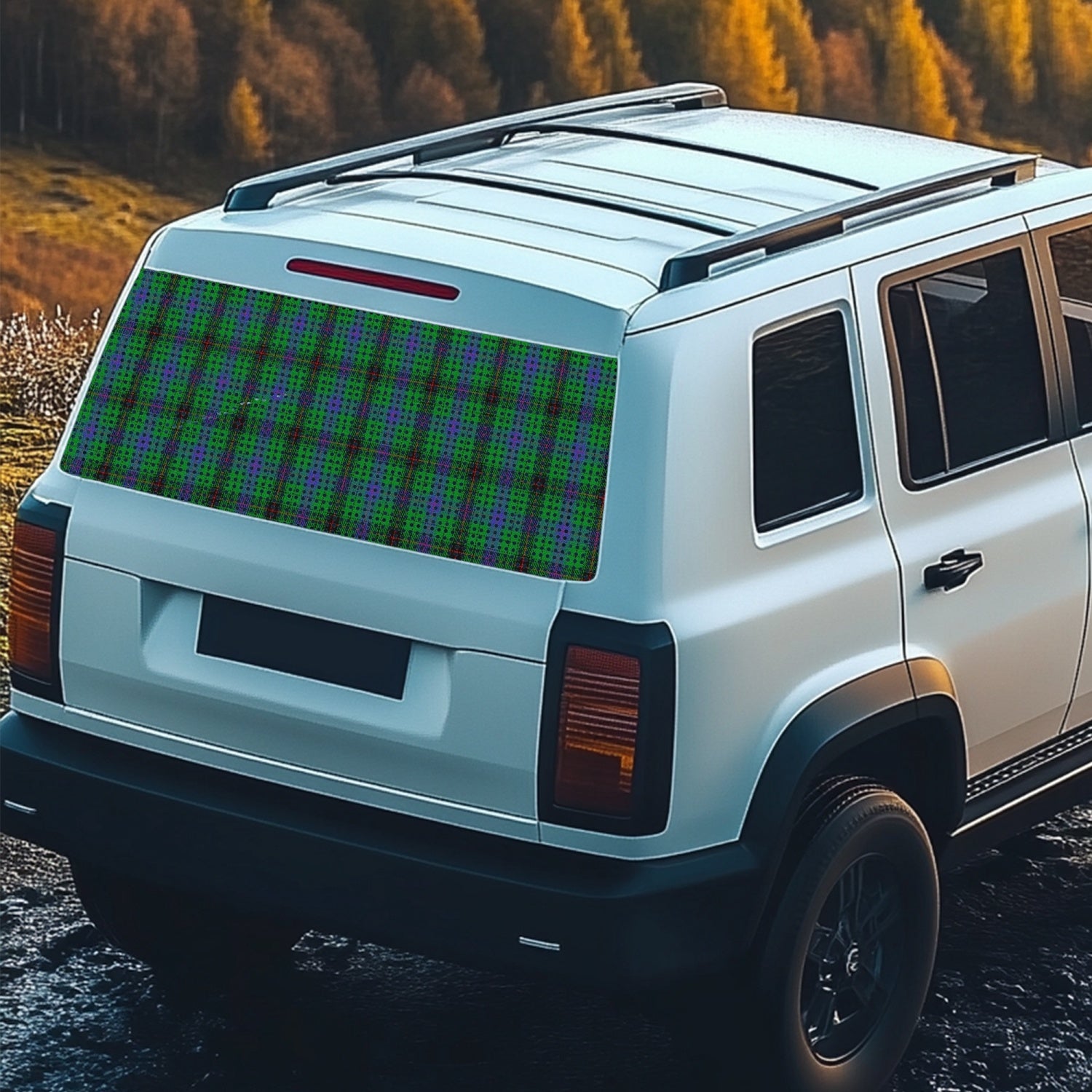 Clan Davidson Tartan Rear Window Decal