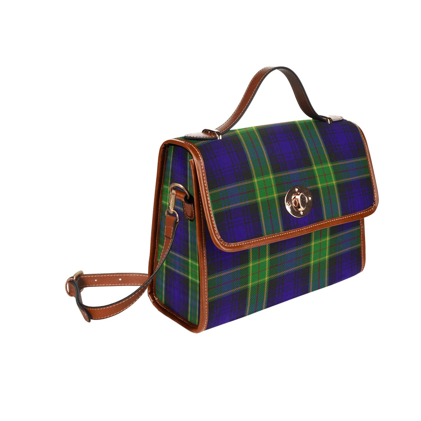 Clan Barnes Tartan Waterproof Canvas Handbag