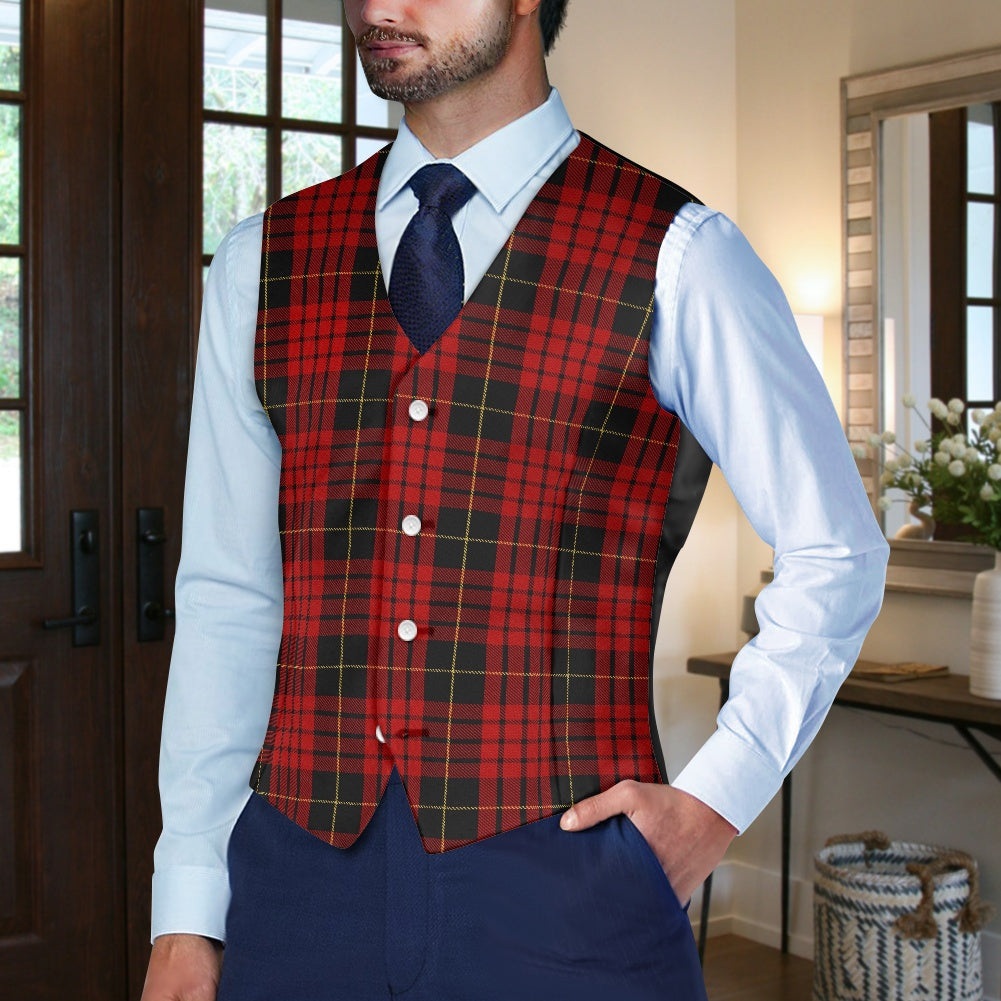 Clan MacQueen Tartan Waistcoat
