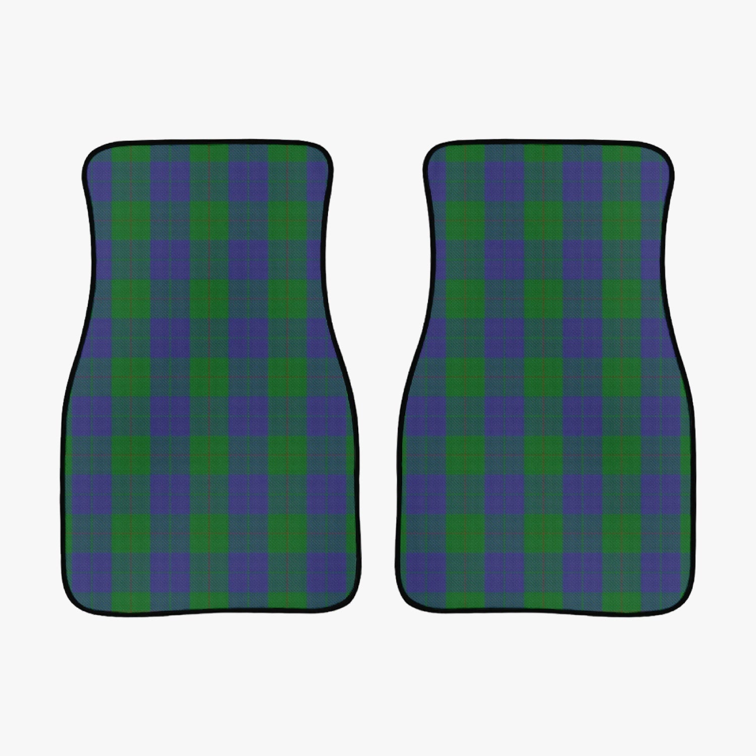 Clan Barclay Tartan Car Floor Mats - 2Pcs