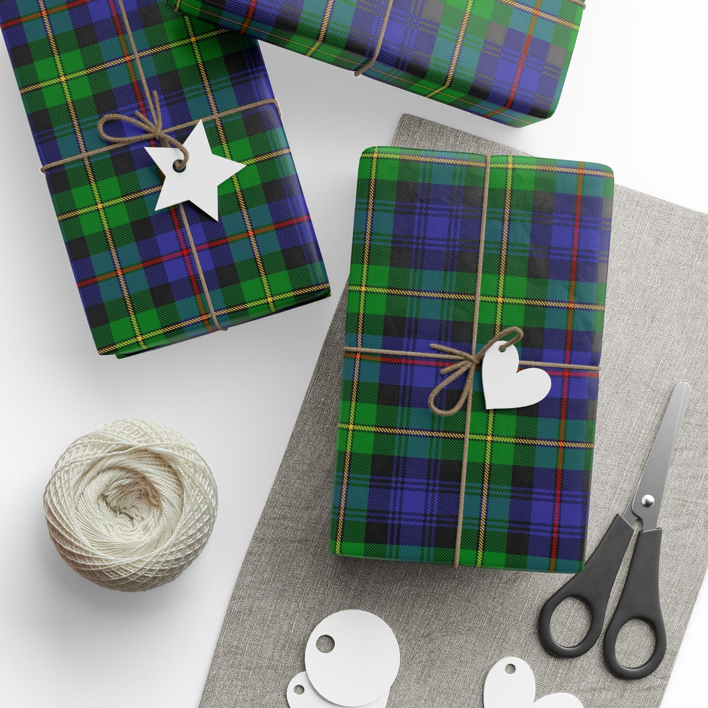 Clan Baillie Tartan Wrapping Papers