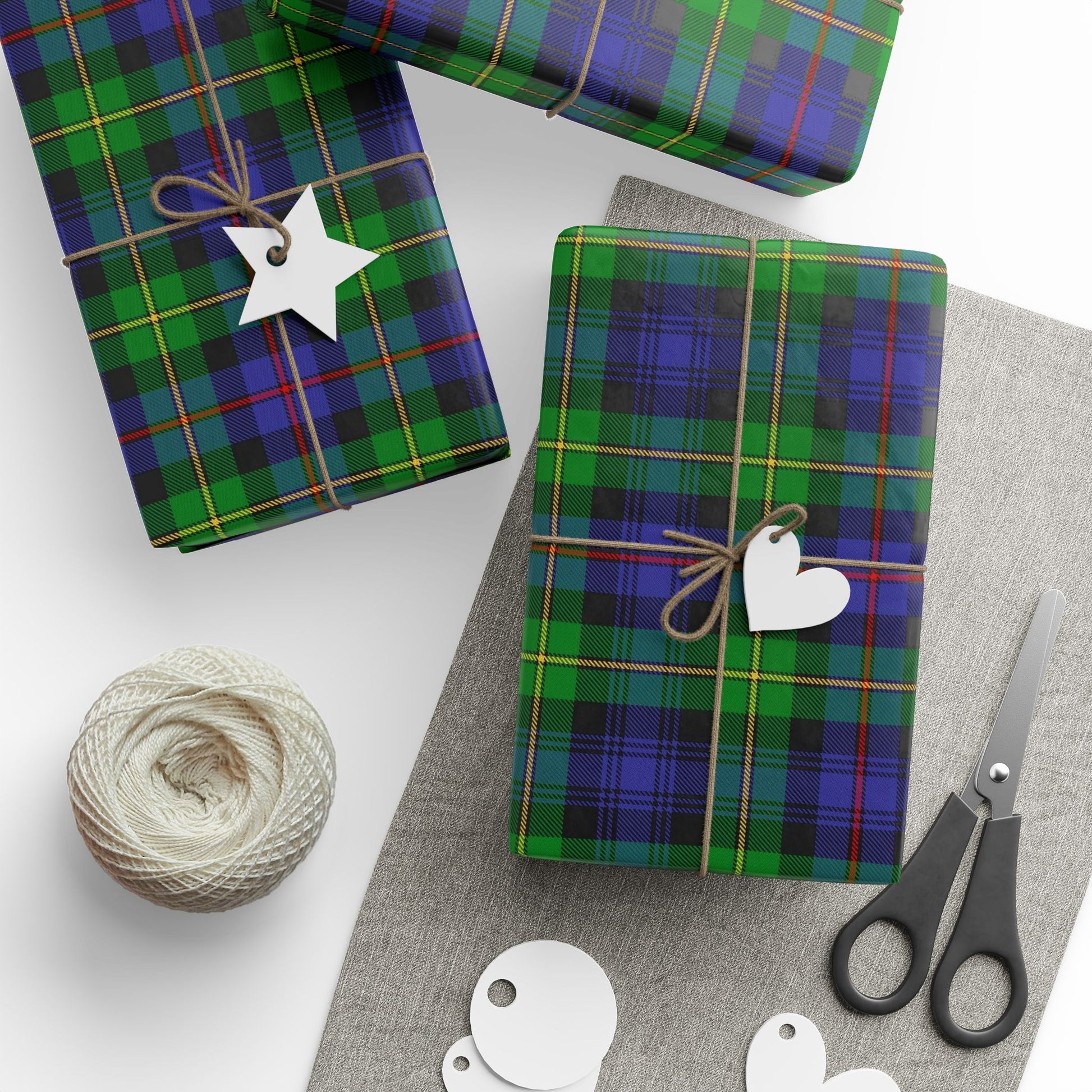 Clan Baillie Tartan Wrapping Papers