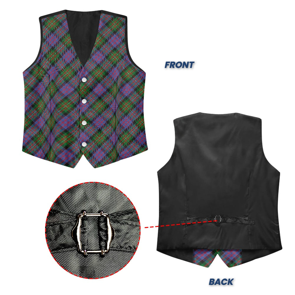 Clan MacDonell of Glengarry Tartan Suit vest jacket