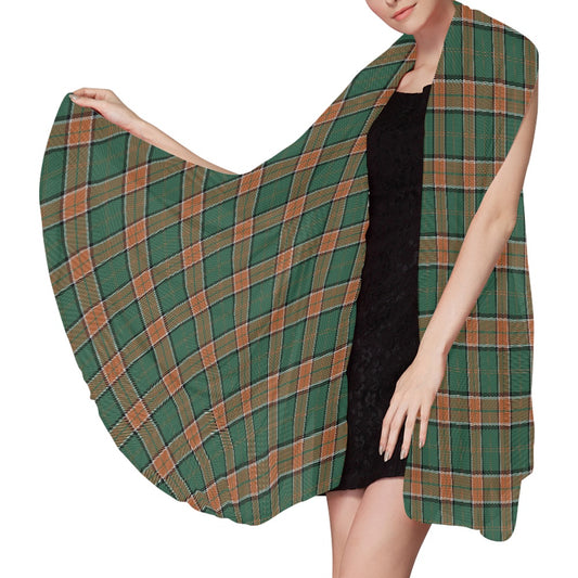 Clan Pollock Tartan Chiffon Scarf