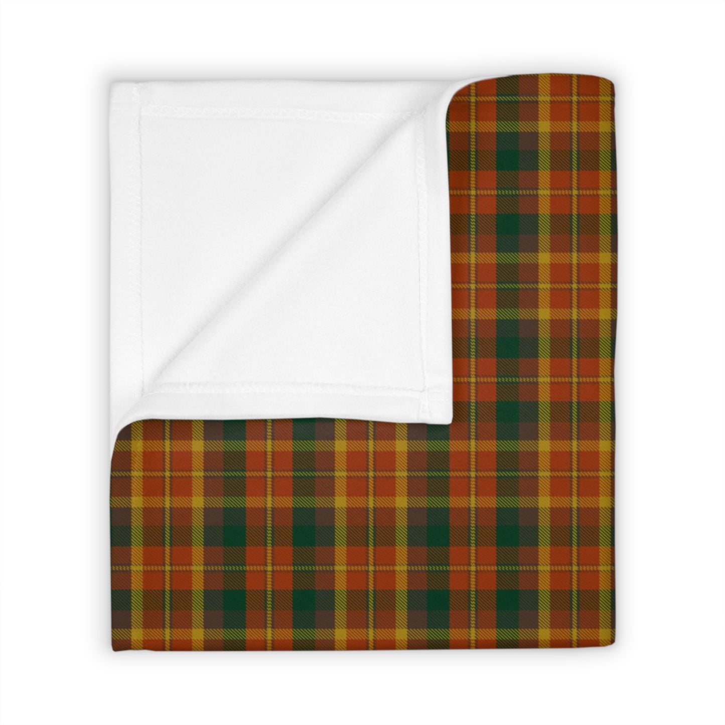 Irish County Monaghan Tartan Throw Blanket