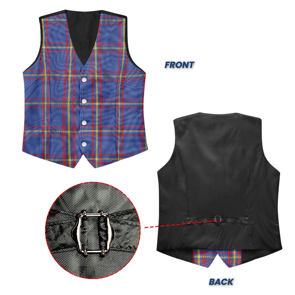 Clan MacLaine Tartan Waistcoat