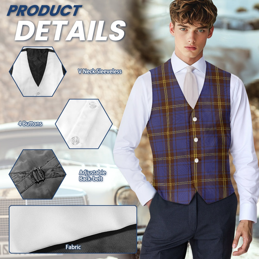 Irish County Sligo Tartan Waistcoat