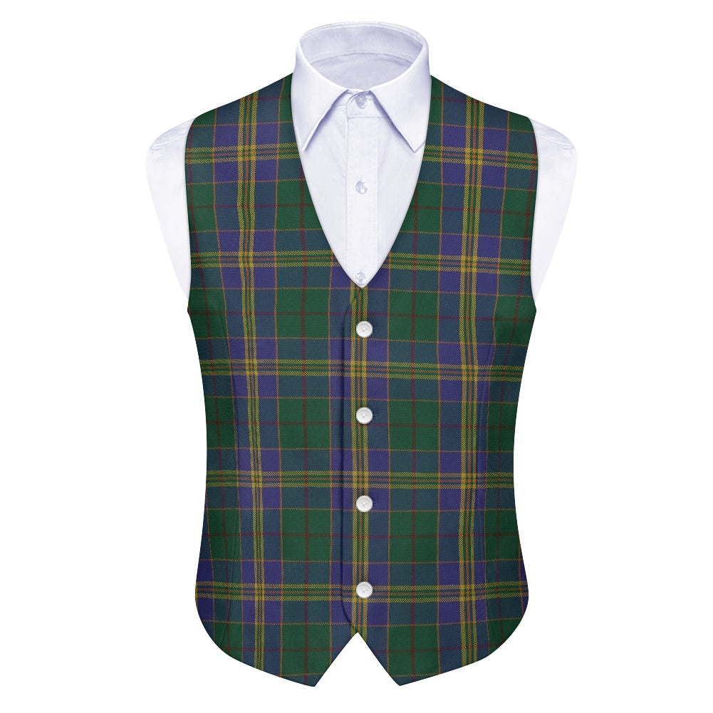 Irish County Kilkenny Tartan Waistcoat