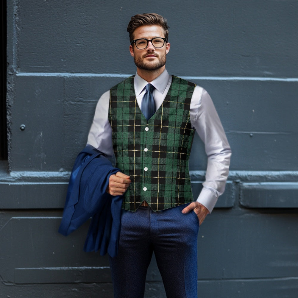Clan Wallace Hunting Ancient Tartan Suit vest jacket