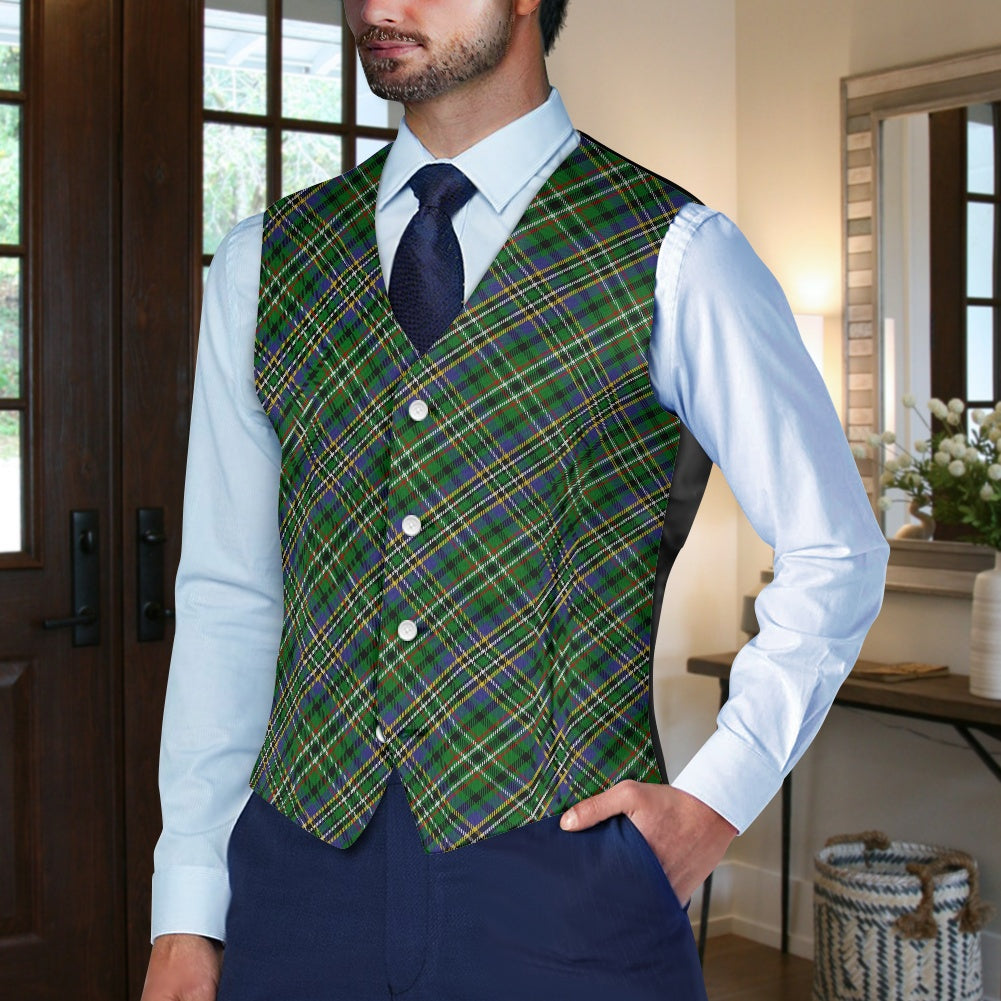 Clan Scott Green Tartan Suit vest jacket