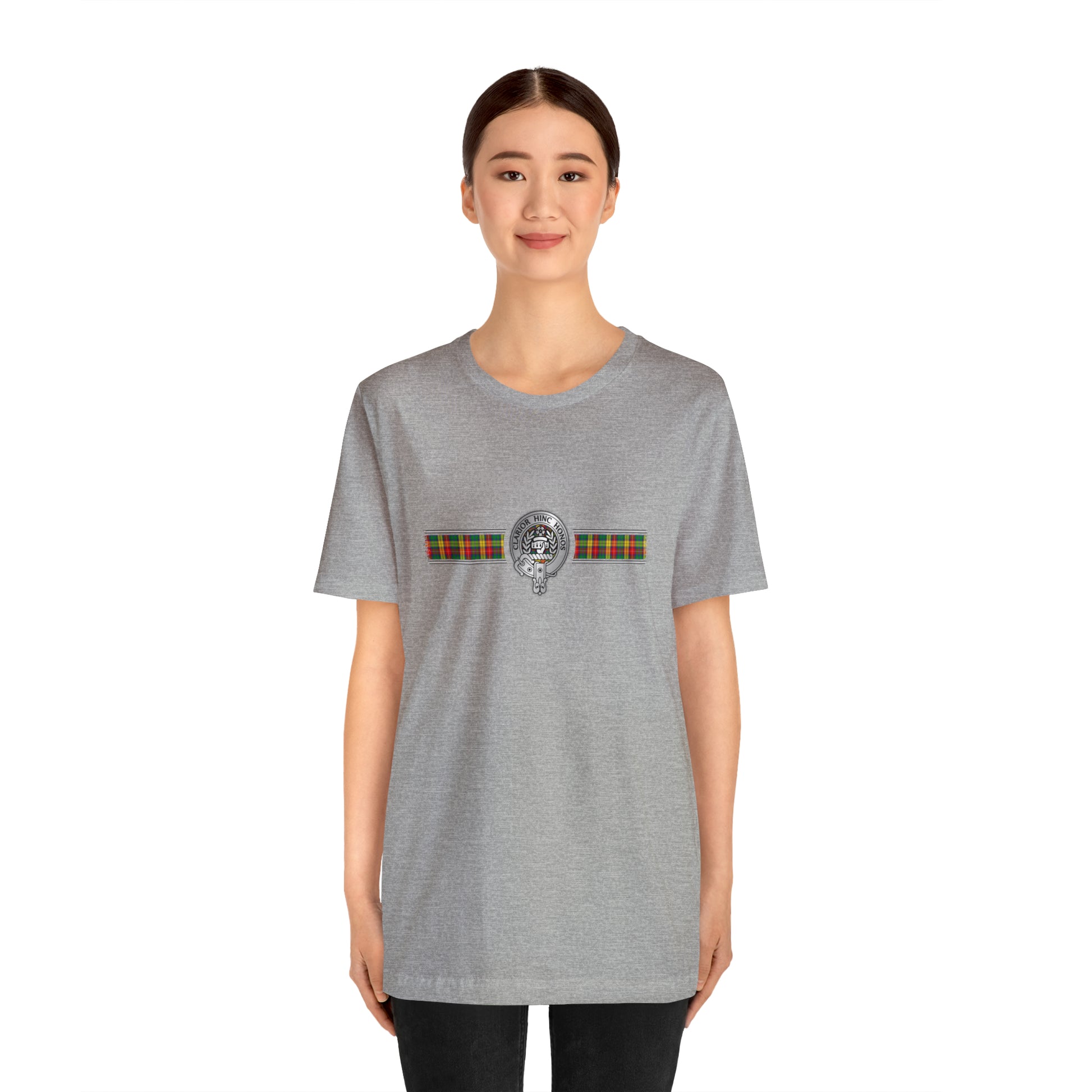 Clan Buchanan Crest & Tartan | Unisex T-Shirt
