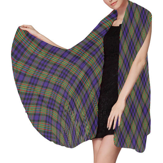 Clan MacLellan Tartan Bias Chiffon Scarf
