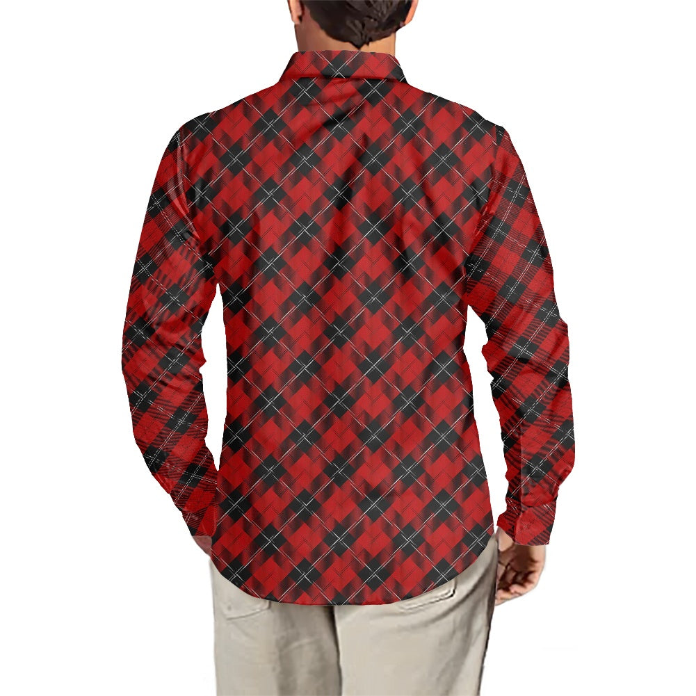 Clan Ramsay Tartan long-sleeved shirt
