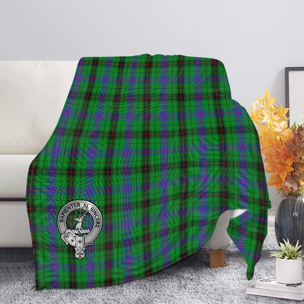 Clan Davidson Tartan Blanket