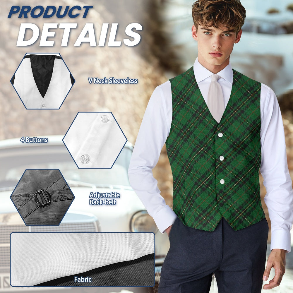 Clan Forbes Tartan Suit vest jacket
