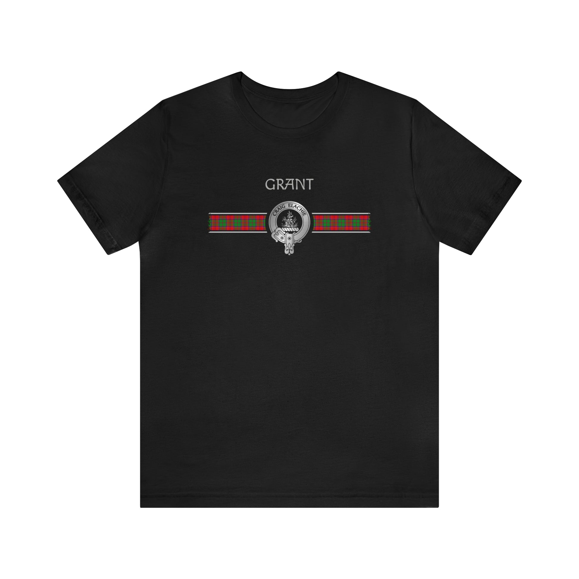 Clan Grant Crest & Tartan | Unisex T-Shirt