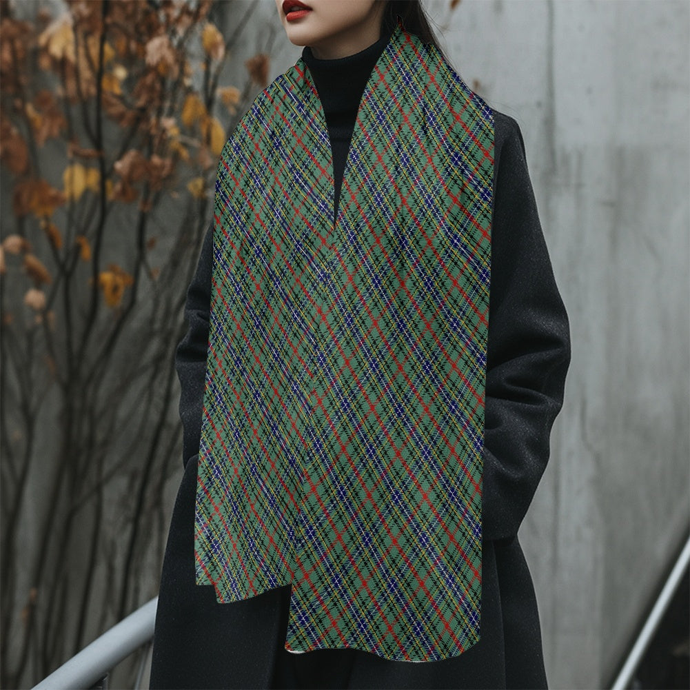 Clan Bissett Tartan Fluffy scarf