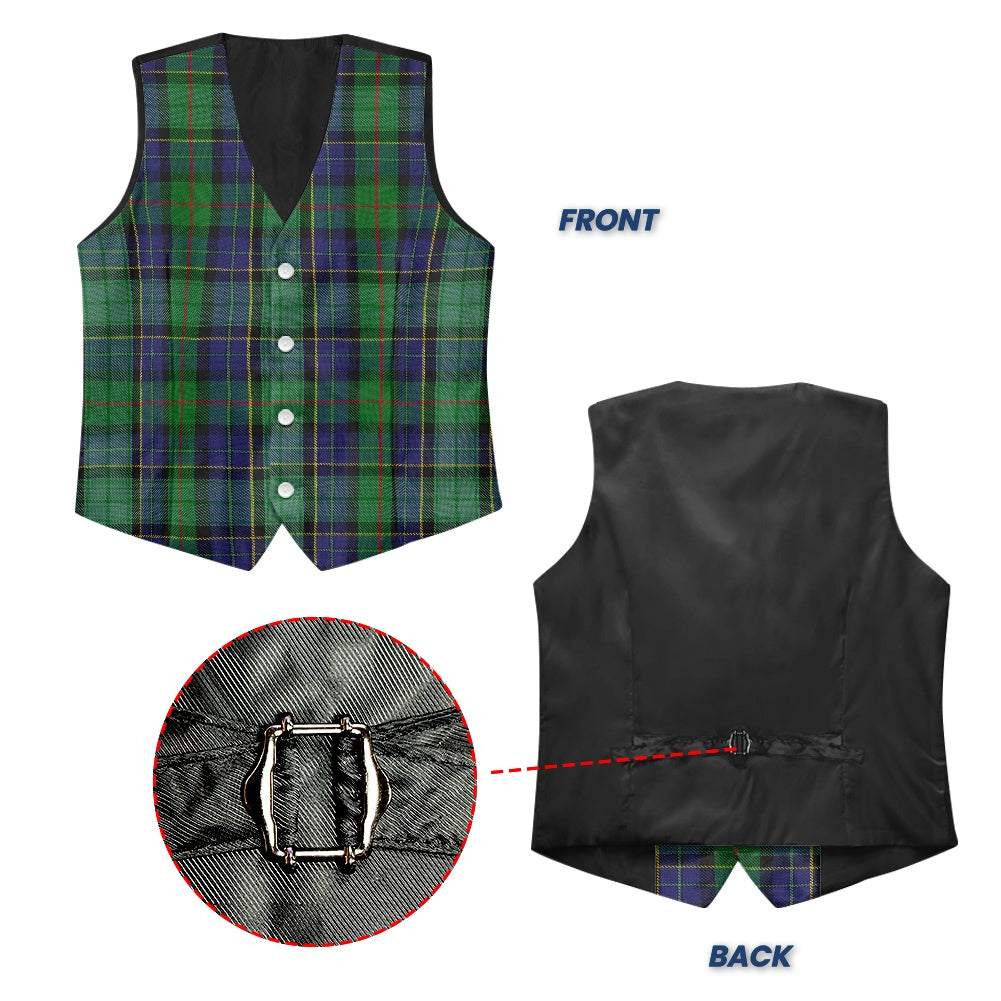 Irish Province Leinster Tartan Waistcoat