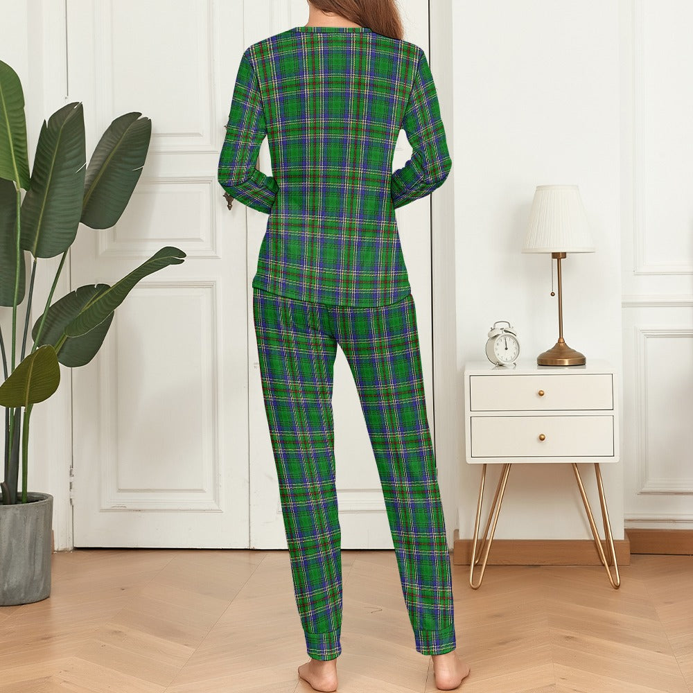 Clan Cockburn Tartan Women's Pajama Set