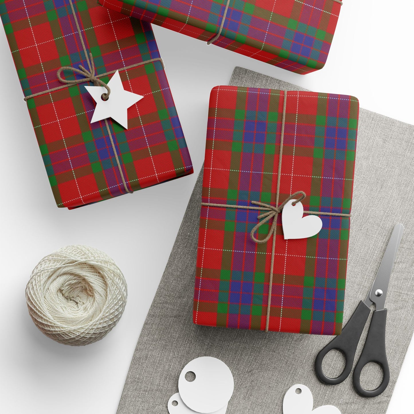 Clan Fraser Tartan Wrapping Papers
