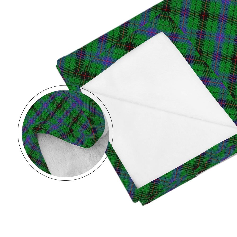 Clan Davidson Tartan Blanket
