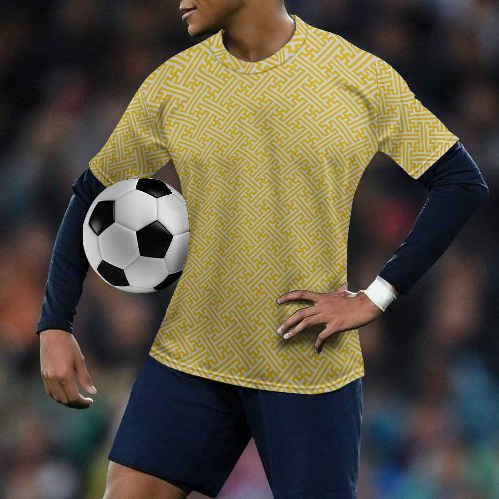 Japanese Wagara - Gold Sayagata - Football Shirt