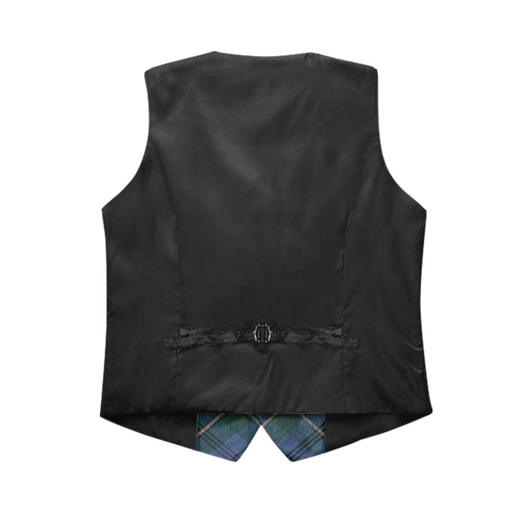 Clan Johnstone Ancient Tartan Bias Suit vest jacket
