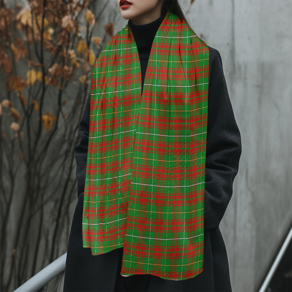 Clan Bruce Hunting Tartan Fluffy scarf