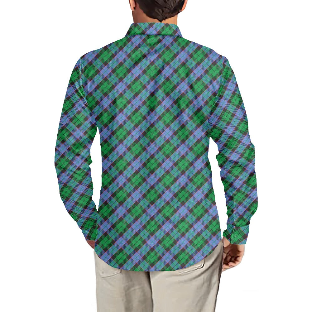Clan Fergusson Tartan long-sleeved shirt