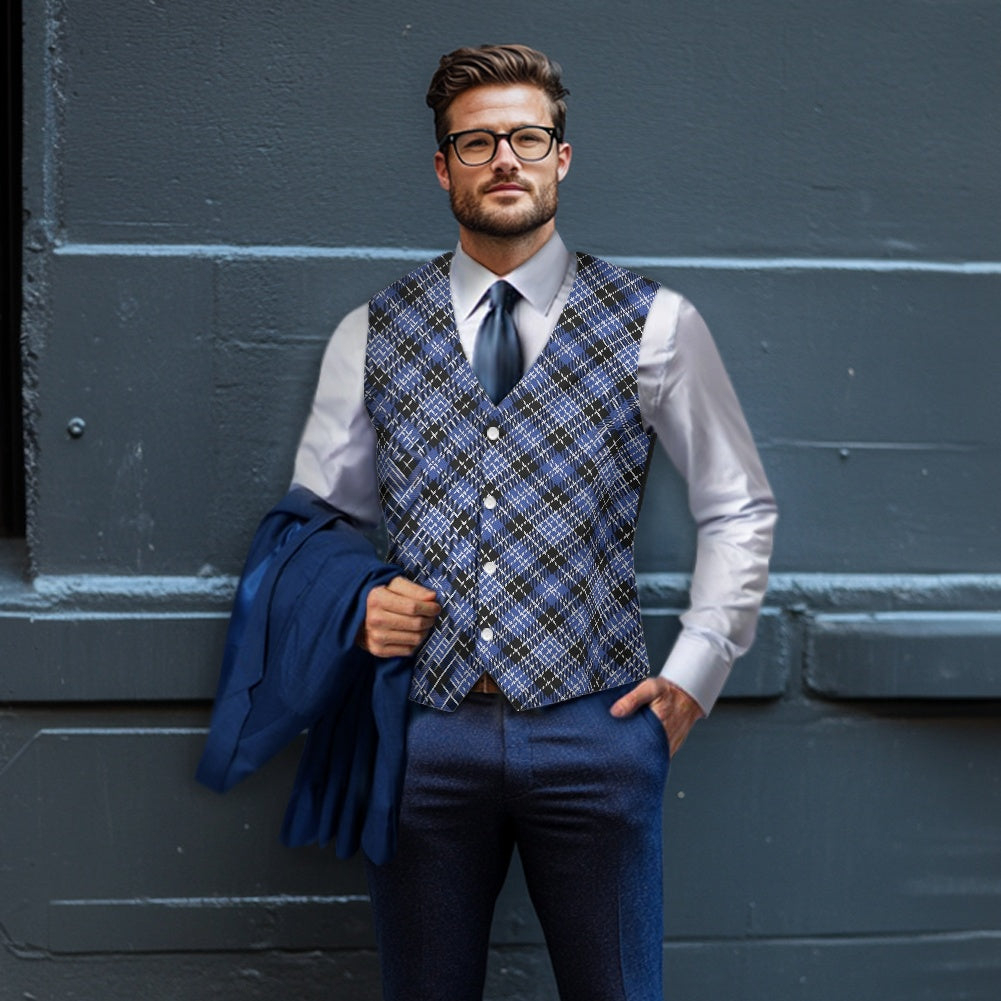 Clan Clark Tartan Waistcoat