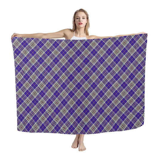Clan Hannah Tartan Bias Chiffon Scarf