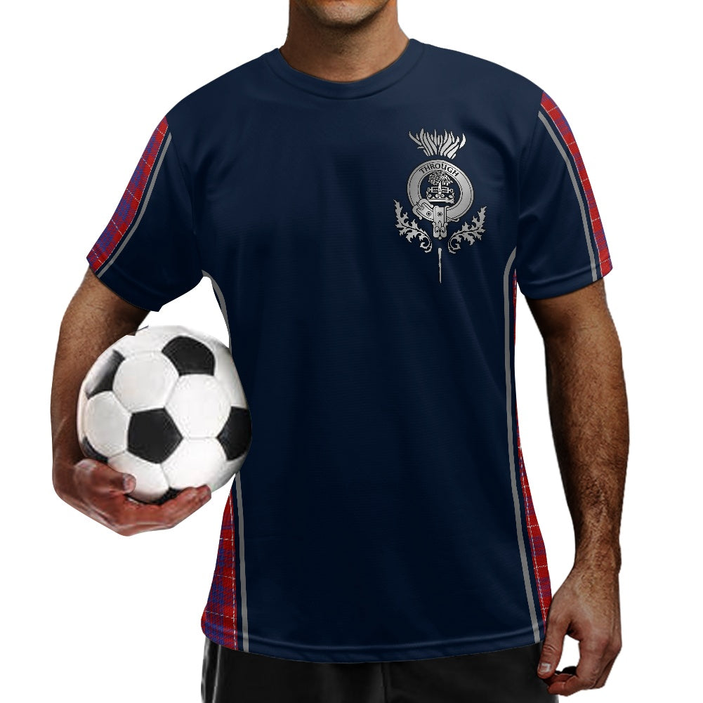 Clan Hamilton Crest & Tartan Football Shirt