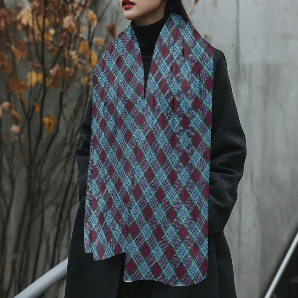 Dun Broch Tartan Fluffy scarf