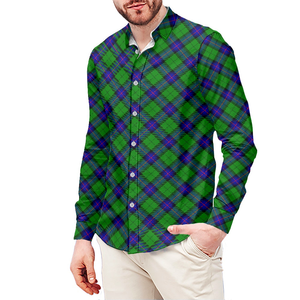 Clan Armstrong Tartan Men's long-sleeved shirt