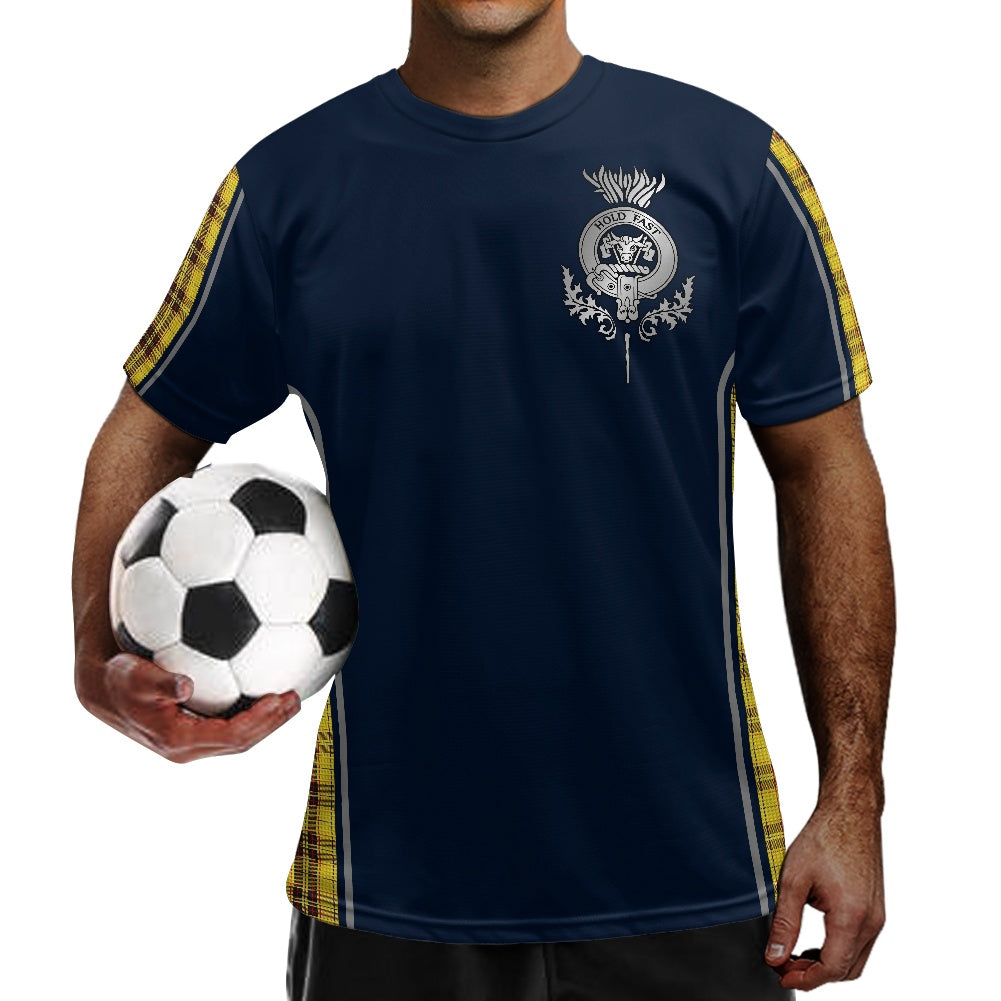 Clan MacLeod Crest & Tartan Football Shirt