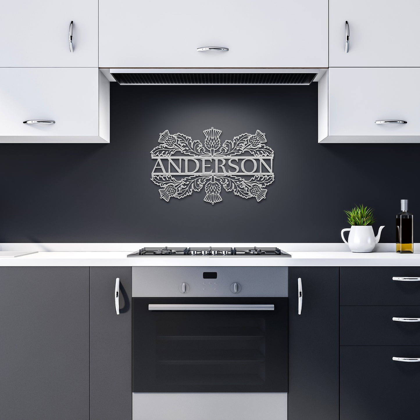 Anderson | Thistle | Metal Wall Art
