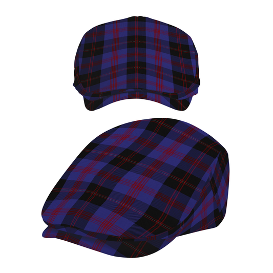 Angus District Tartan Flat Cap