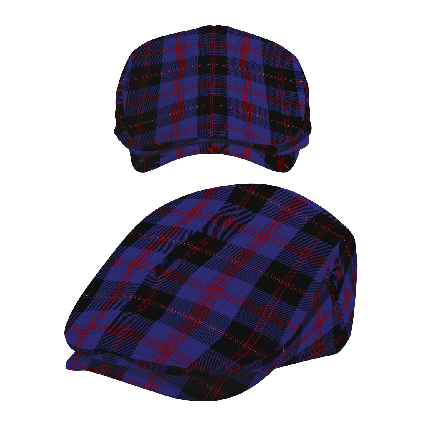 Angus District Tartan Flat Cap