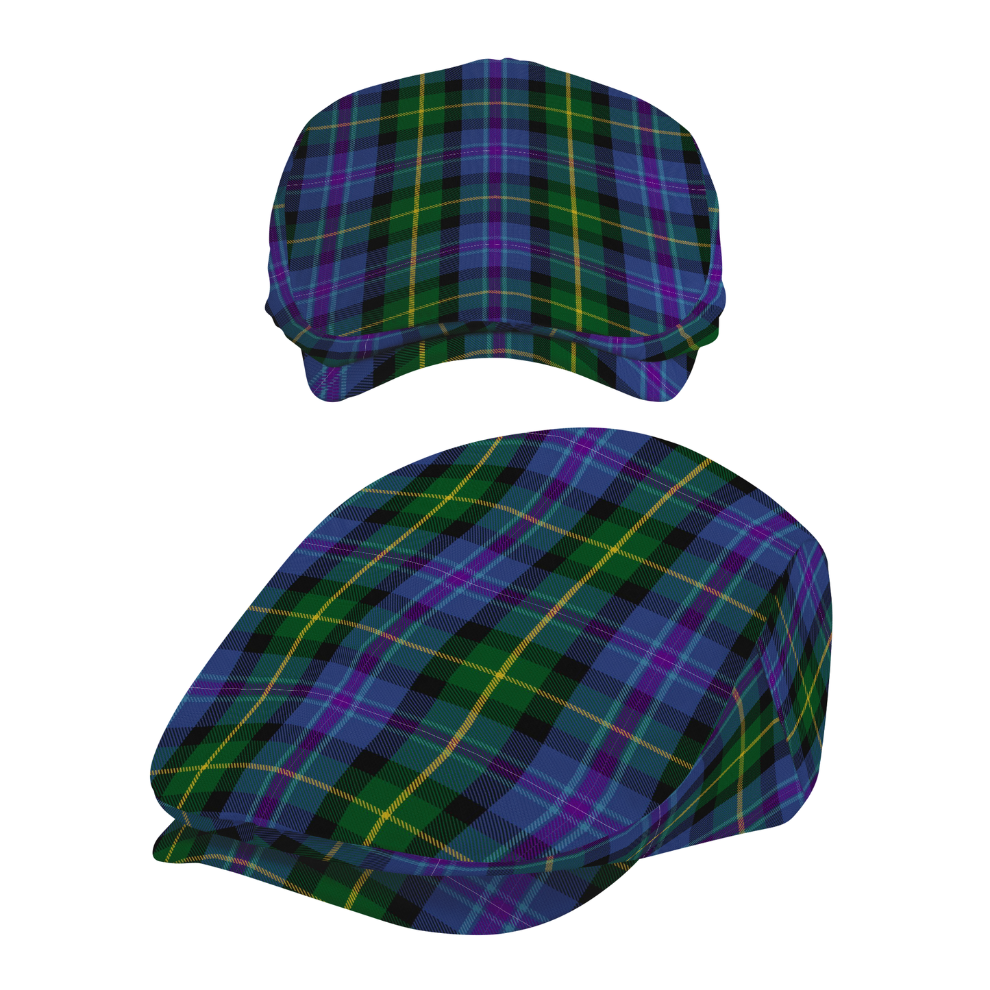 Ayrshire District Tartan Flat Cap
