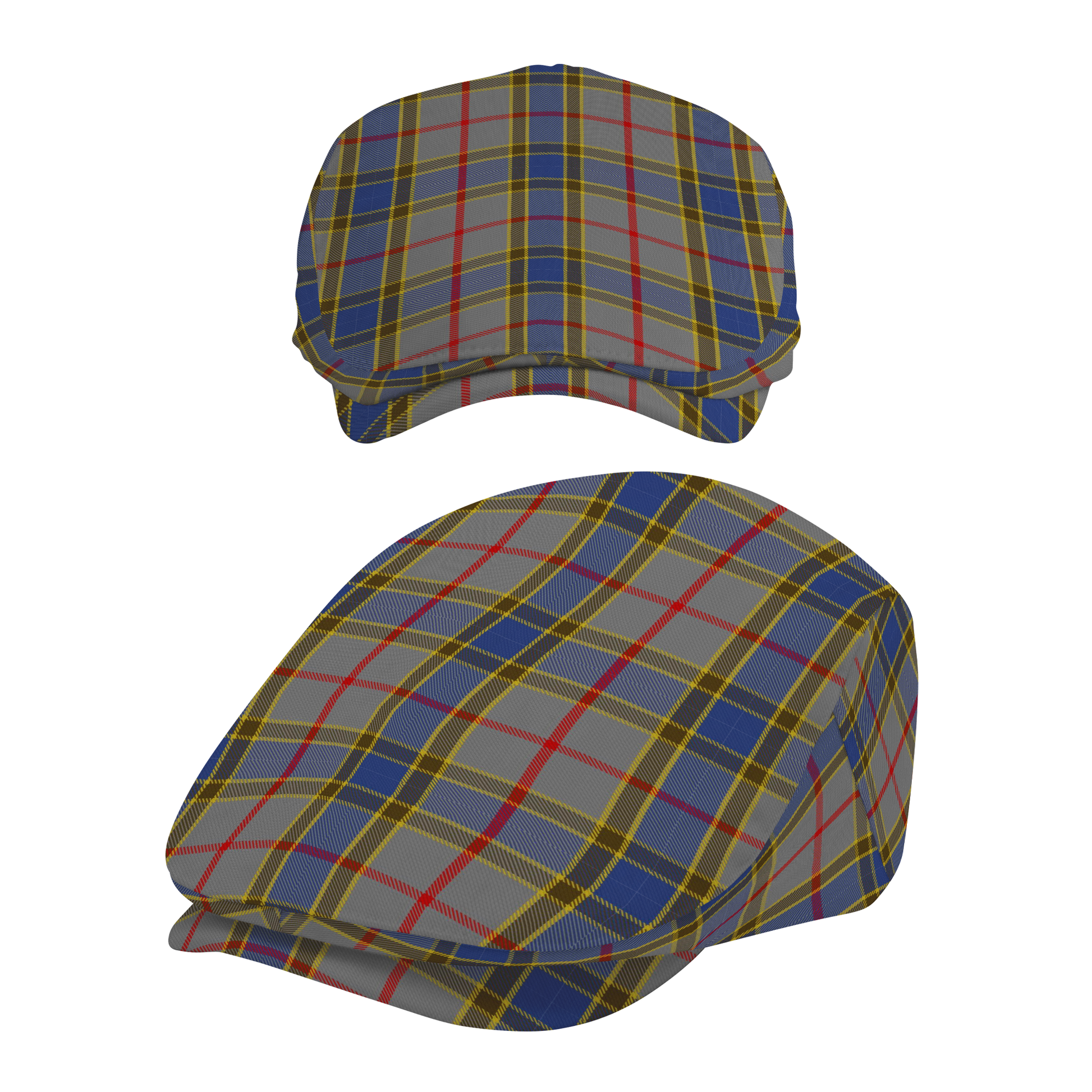Clan Balfour Tartan Flat Cap