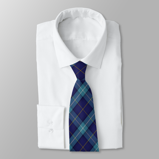 Blue Knights Tartan Necktie