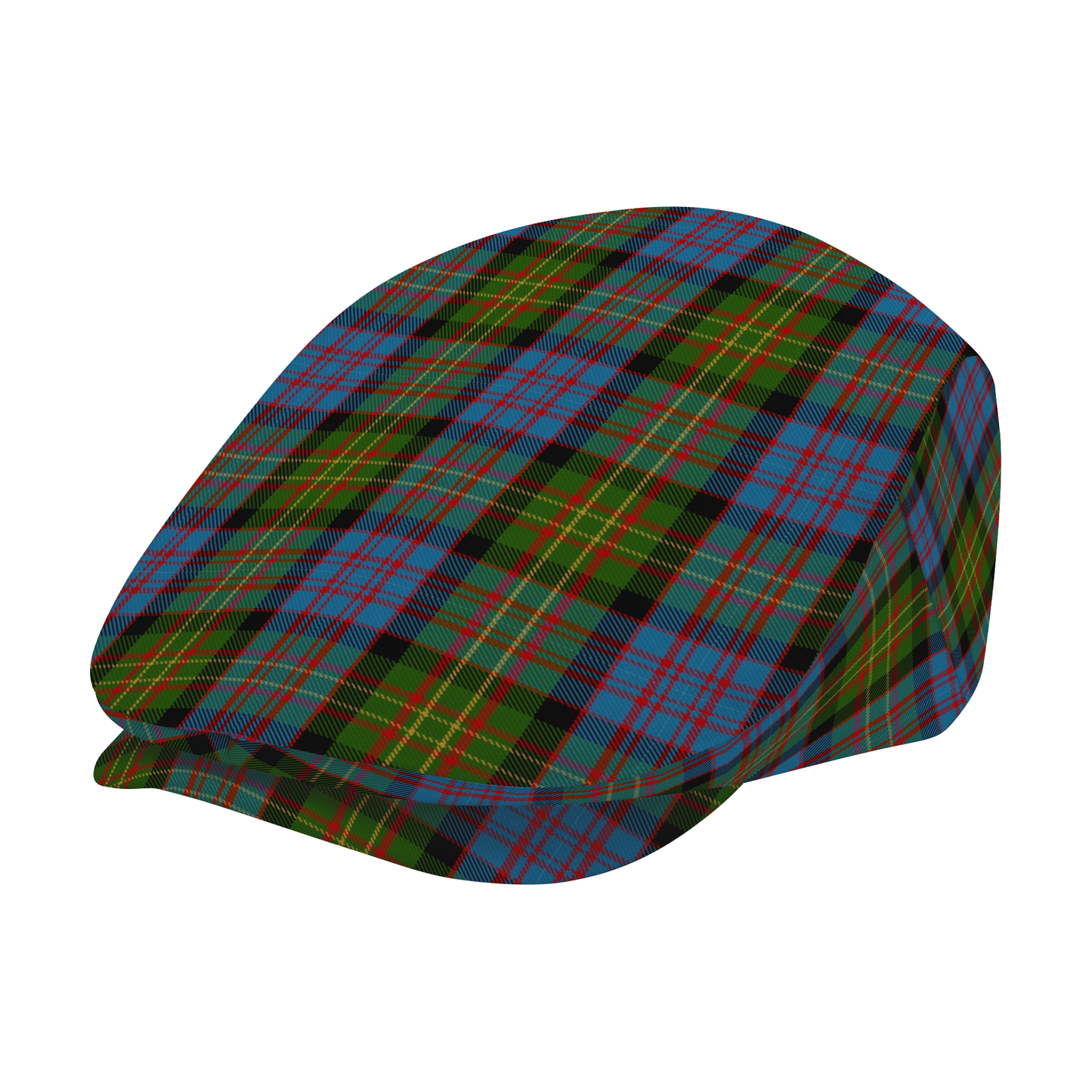 Clan Bowie Tartan Flat Cap